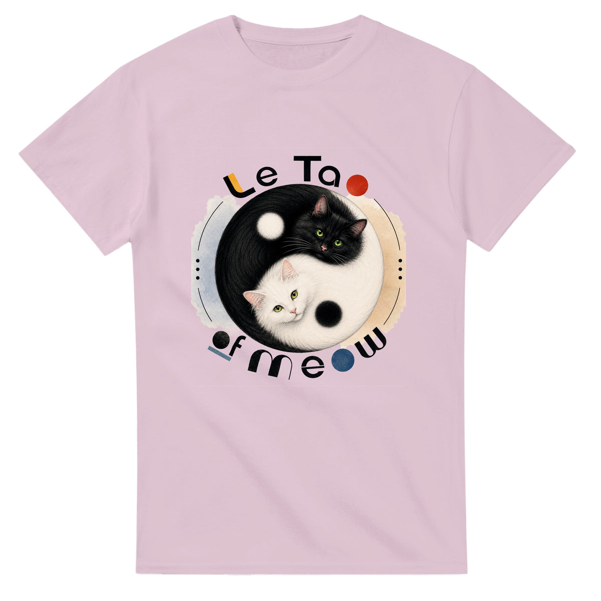 "Le Tao of Meow" Heavyweight Unisex Crewneck T-shirt | Gildan® 5000