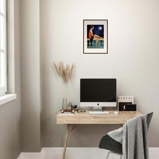 "One Night in 26" Classic Matte Paper Wooden Framed Poster A2 (42 x 59.4  cm)